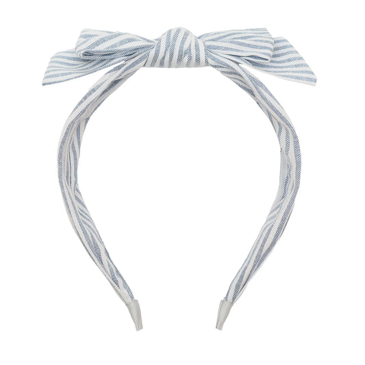 Gestreifter Haarreifen "Stripe Bow Alice" von Mimi & Lula