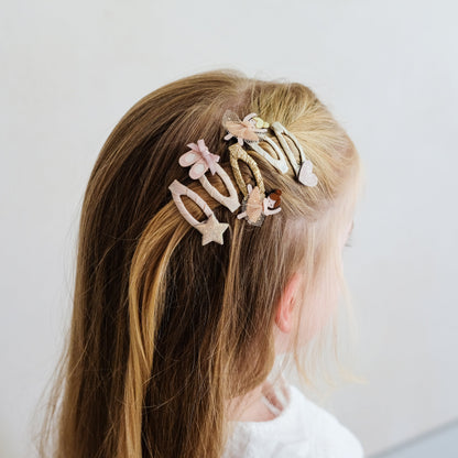Kleine Haarspangen mit Ballerina-Motiv von Mimi & Lula, 5er Set – kleines Mitbringsel für Mädchen