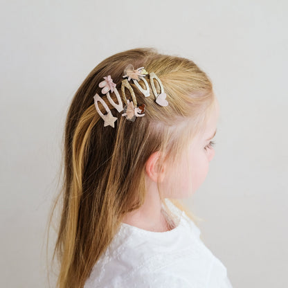 Kleine Haarspangen mit Ballerina-Motiv von Mimi & Lula, 5er Set – Geschenkidee zum Nikolaus und für den Adventskalender