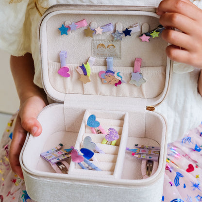 Schmuckkästchen für Kinder mit Einhorn aus Samt von Mimi & Lula – Geschenkidee für Kinder