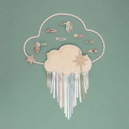 Kleine Haarspangen mit Regenbogen-Motiv von Mimi & Lula, 5er Set – Haarschmuck für Kinder als Geschenk zu Weihnachten