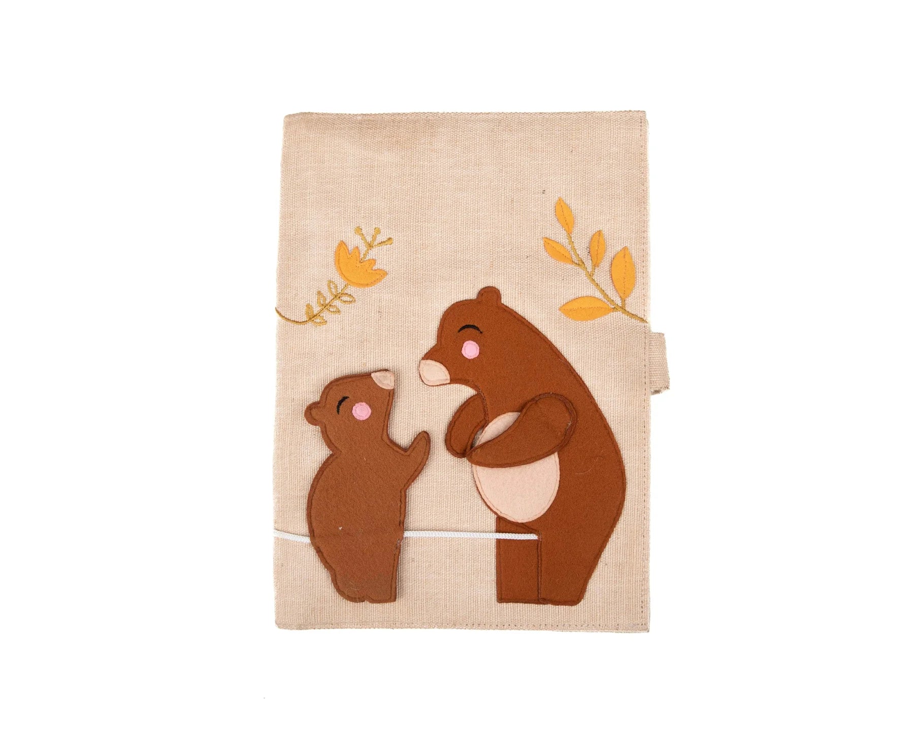 U-Heft Hülle mit Kuschel-Bär von Jolly-Designs