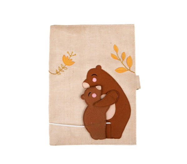 U-Heft Hülle mit Kuschel-Bär von Jolly-Designs