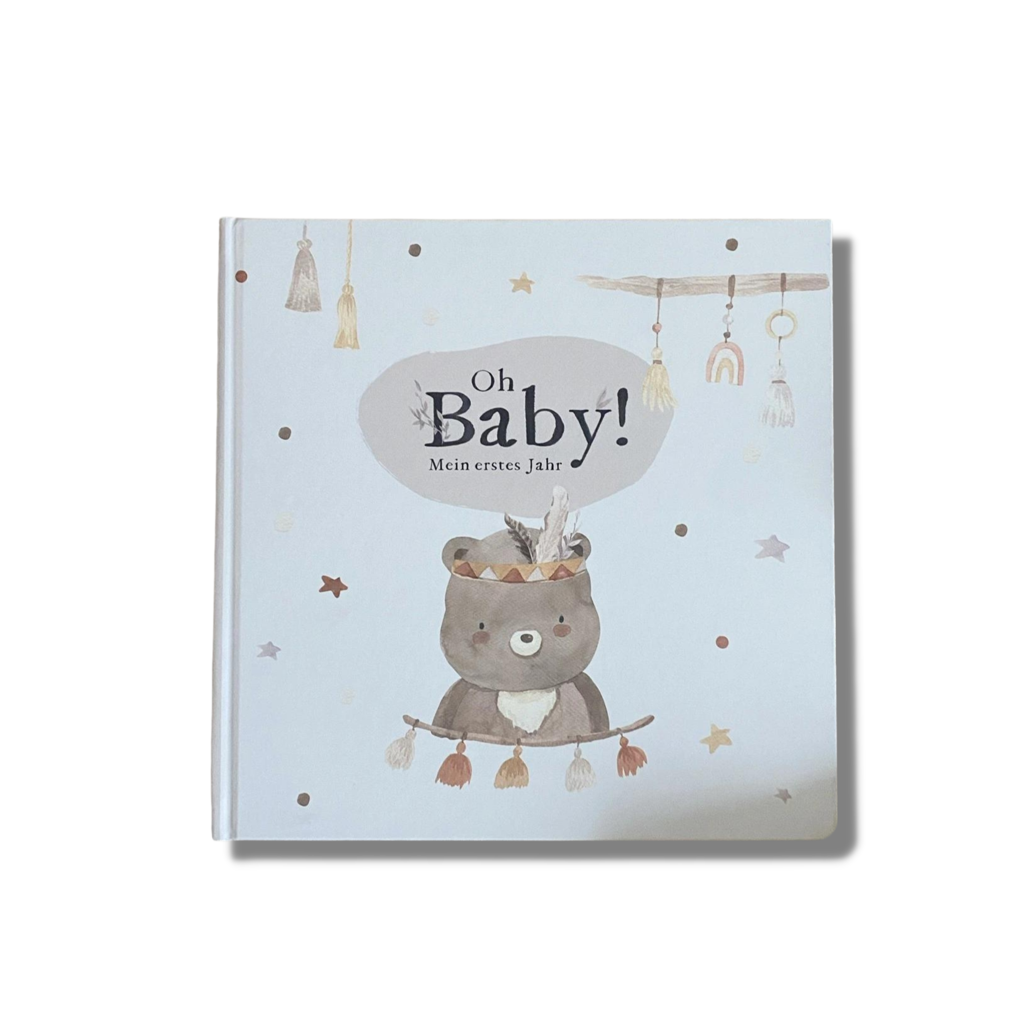 Boho Babybuch "Oh Baby" - perfekt als Geschenkidee zur Geburt