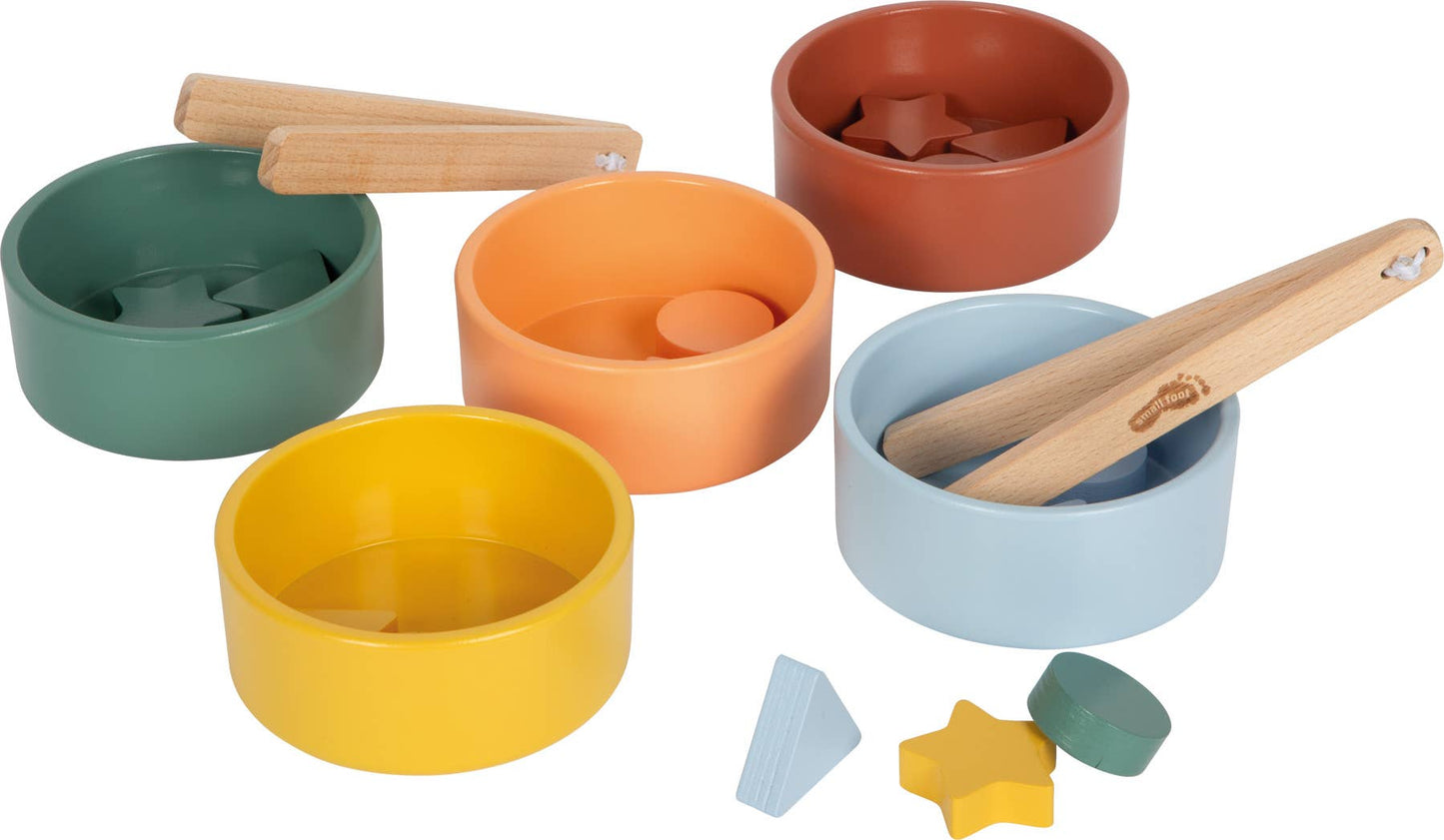 Montessori sorteerspel met houten pincet van Small Foot