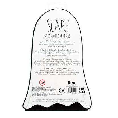 Klebeohrringe „Spooky“  für Halloween von Rex London, 30 Stück