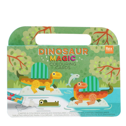 Wasserfarbkarten "Dinosaurier" - perfekte Beschäftigung für Kinder