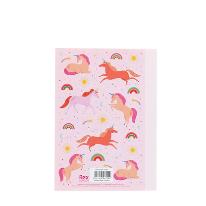 A6 Notizbuch Einhorn (Rex London) – Kleine Geschenkidee für Einhornfans