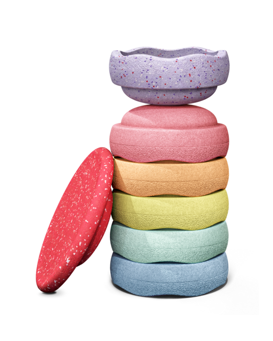 Stapelstein® "Winter Special" Rainbow Set pastell
