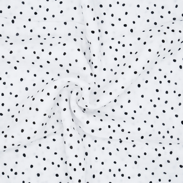 Mulltuch Baumwolle 120 x 120 cm Bio - Dots