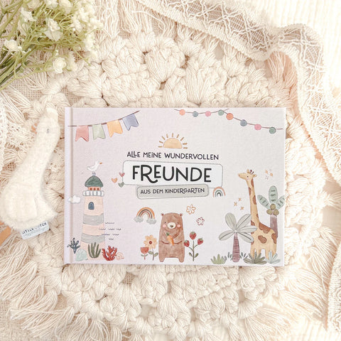 Kindergarten Freundebuch - perfekt als Geschenkidee für alle Kindergartenkinder