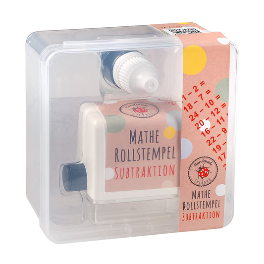 Mathematik Rollstempel "Subtraktion" zum Rechnen