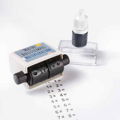 Mathematik Rollstempel "Multiplikation" zum Rechnen