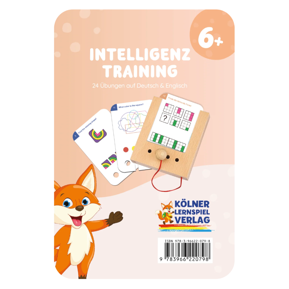 Kartensatz "Intelligenz Training" für den Lochkasten (ab 6 Jahren)