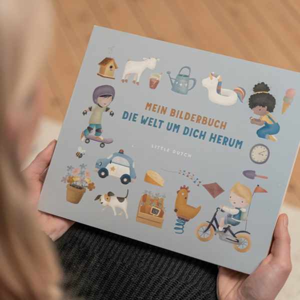 Bilderbuch für Kinder "Die Welt um dich herum" von Little Dutch