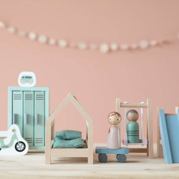 Little Dutch Kinderzimmer Spielset für das Puppenhaus