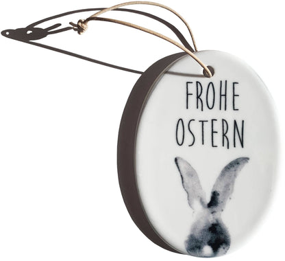 Keramiek-eierhanger "Fijne Pasen" van coopz