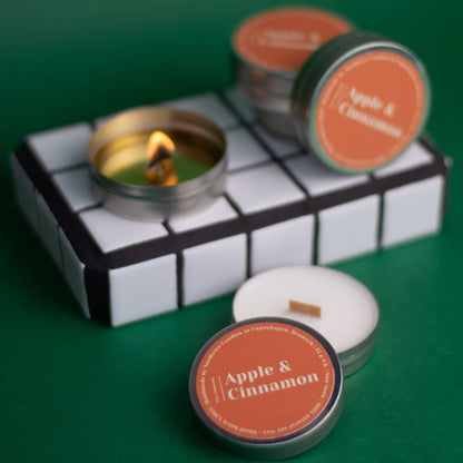 Mini-Duftkerzen mit Apfel & Zimt Duft von Nordtrice
