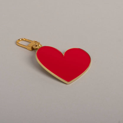 Schlüsselanhänger "Großes Herz" von Eulenschnitt