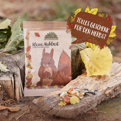 Kleine Mahlzeit für Eichhörnchen von Stadtgärtner