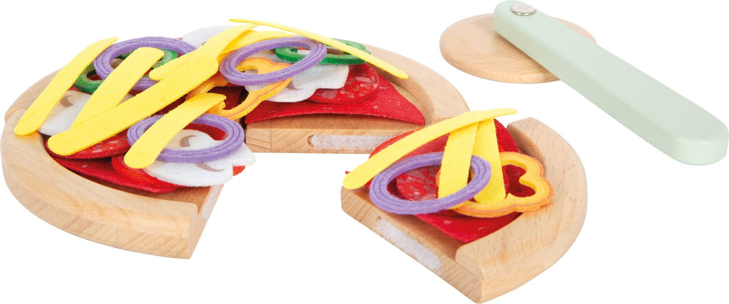 Pizza-Set Kinderspielzeug aus Holz von Small Foot