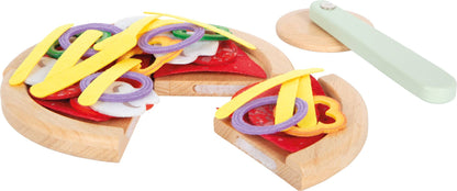 Pizza-Set Kinderspielzeug aus Holz von Small Foot