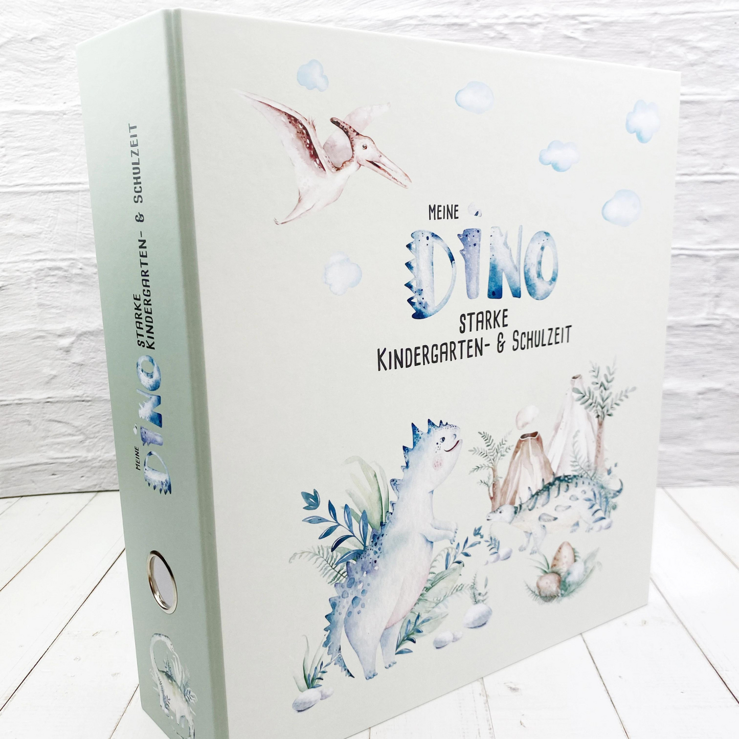 Erinnerungsordner "Dino" - perfekt für Kindergarten und/oder Grundschule