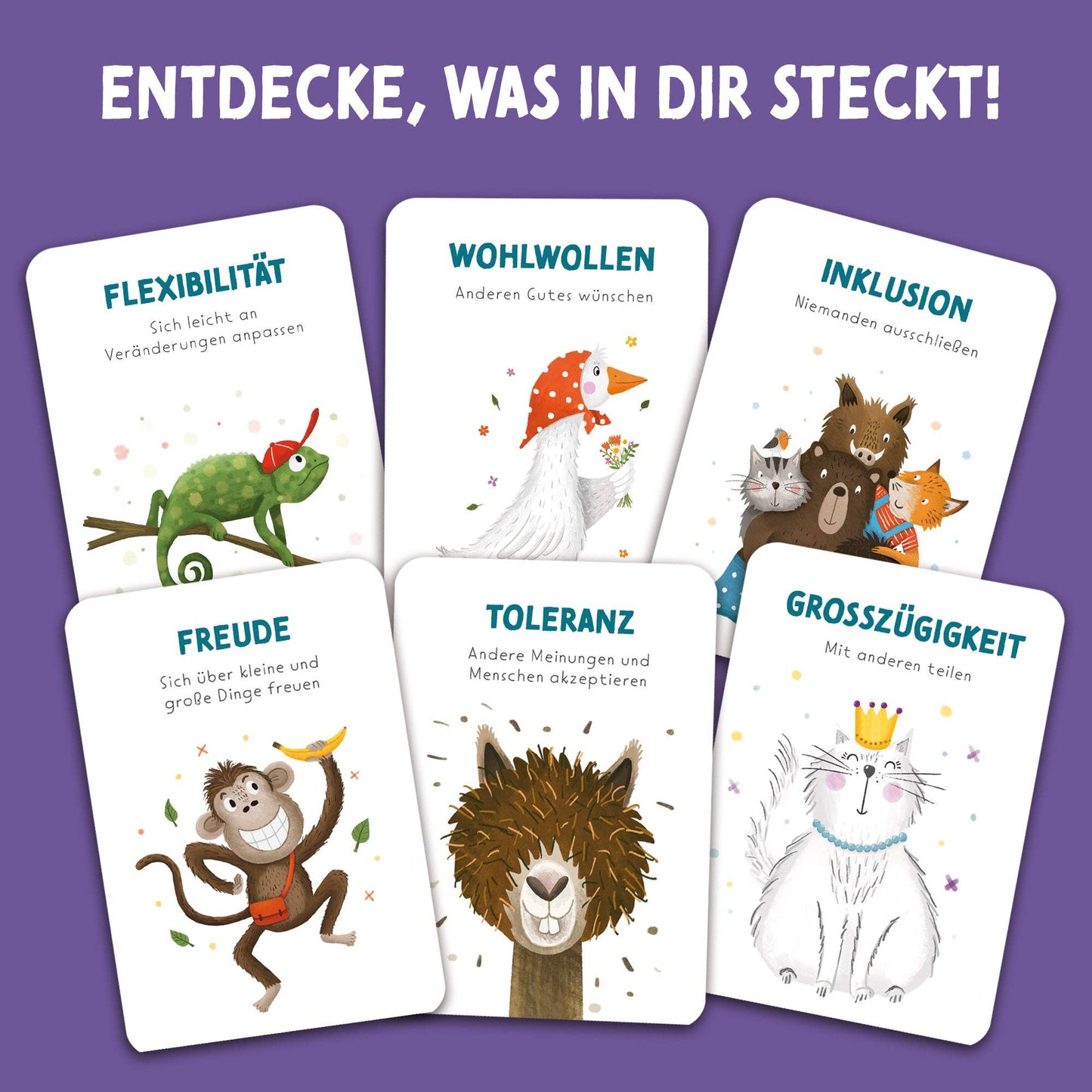 Rüsselfuchs - Stärkekarten für Kinder | 40 Charakterstärken