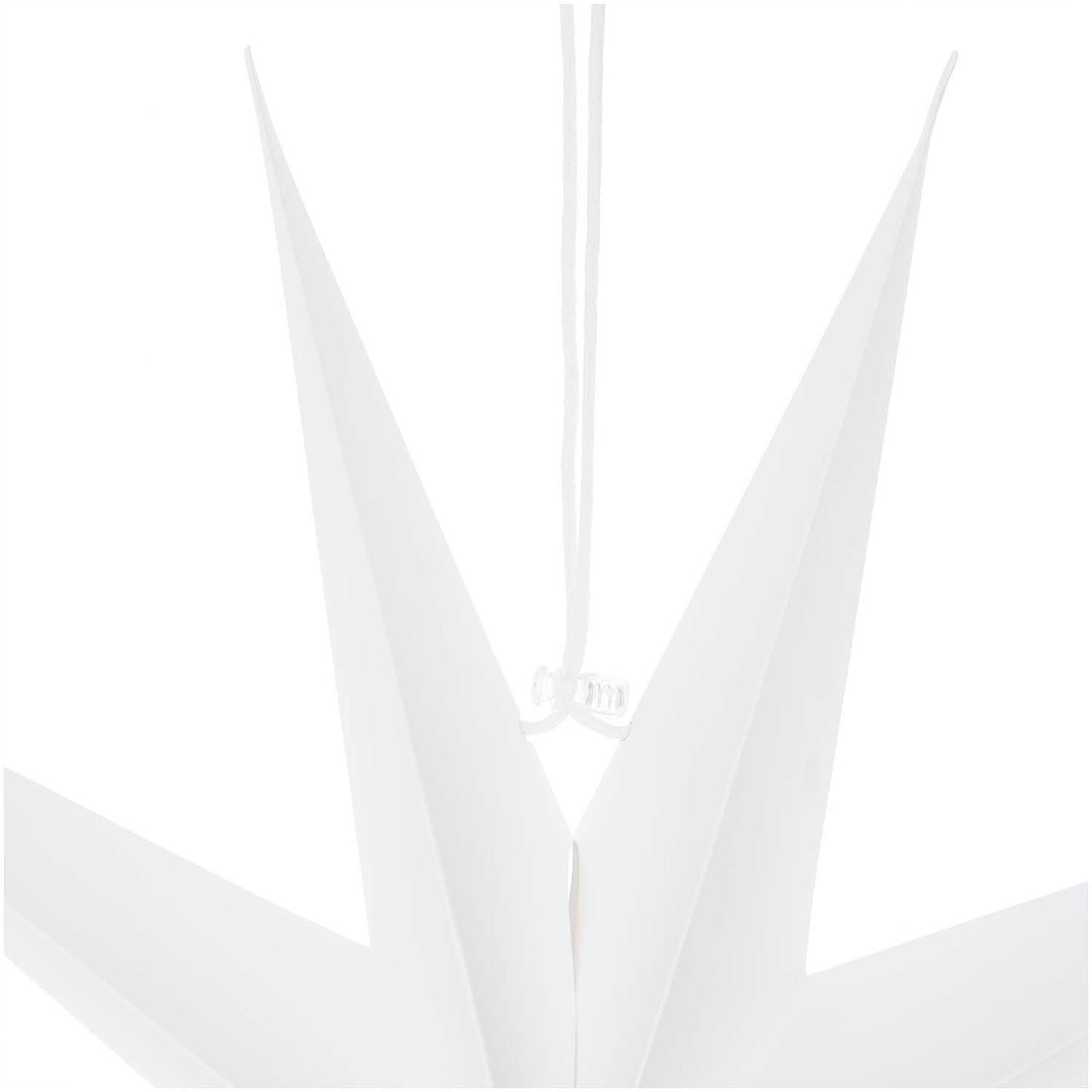 Großer weißer Papierstern (60cm) als Dekoration zum Aufhängen von Rico Design