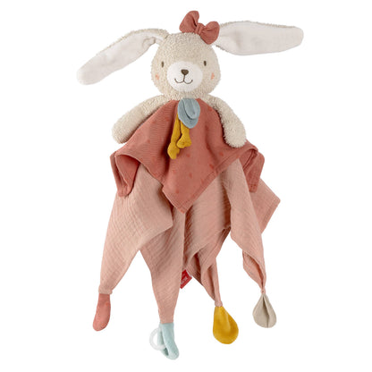 "Hase" Schmusetuch als Einschlafhilfe & Kuscheltuch von Fehn