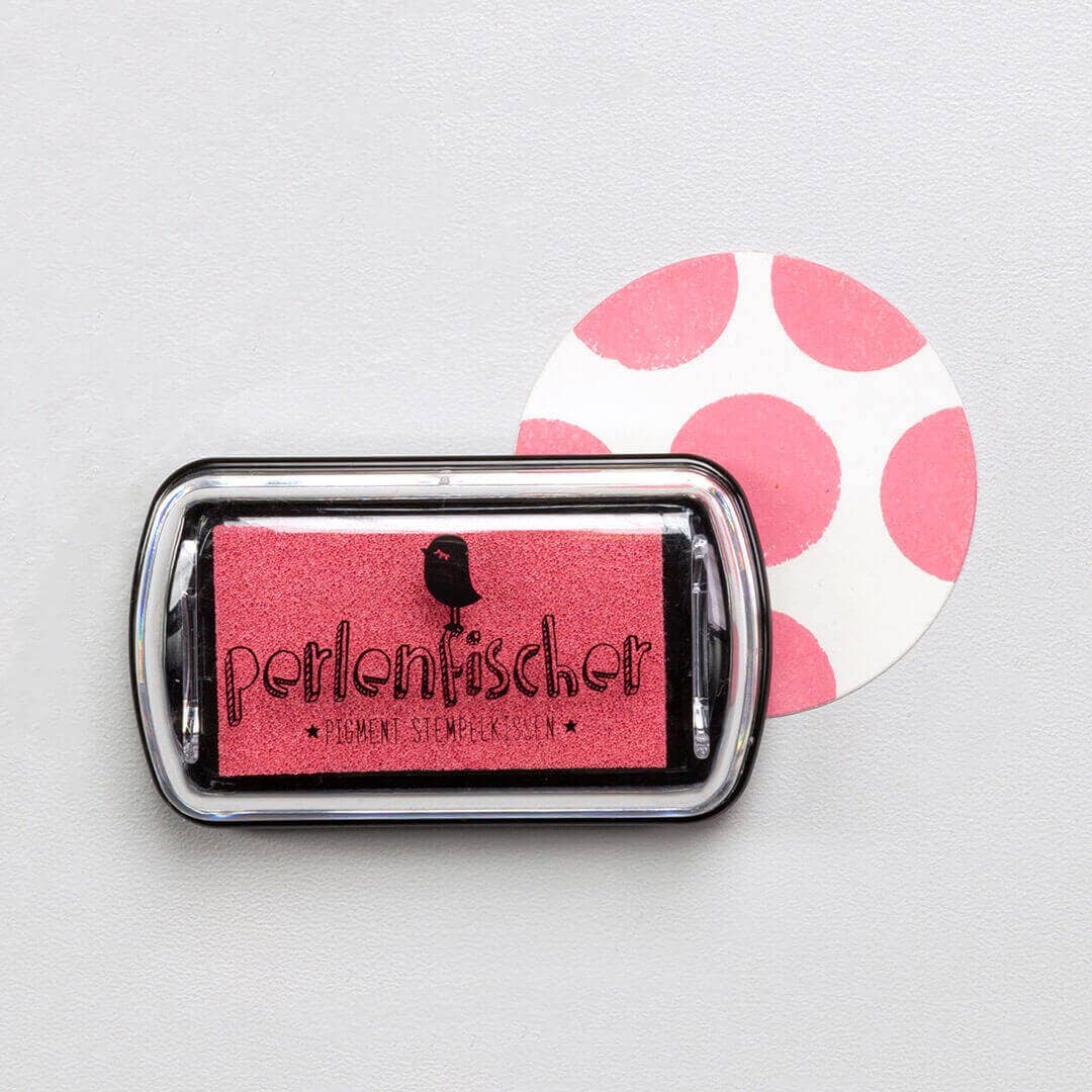 Mini Stempelkissen "Flamingo" von Perlenfischer