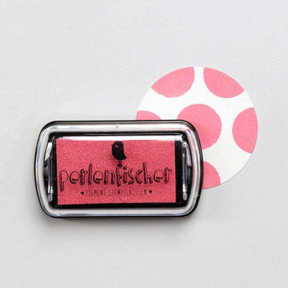 Mini Stempelkissen "Flamingo" von Perlenfischer