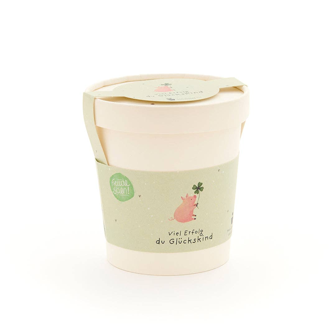 Glücksklee im Becher von Stadtgärtner