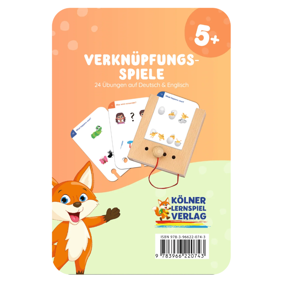 Kartensatz "Verknüpfungsspiele" für den Lochkasten (ab 5 Jahren)