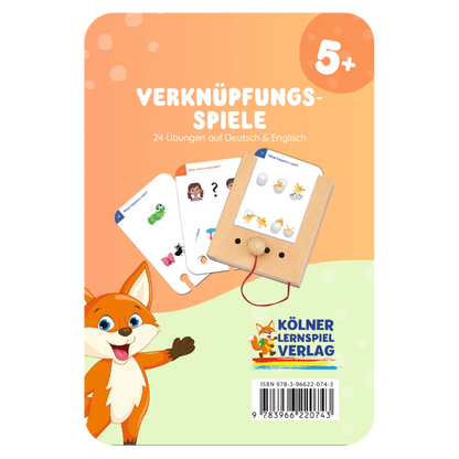 Kartensatz "Verknüpfungsspiele" für den Lochkasten (ab 5 Jahren)