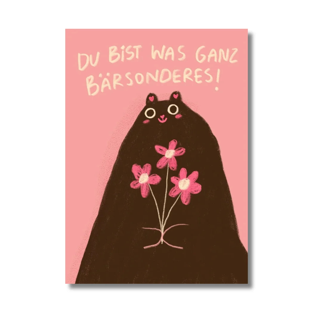 Postkarte "Du bist was ganz Bärsonderes" von Slinga Illustration