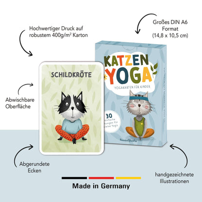 Kinderyoga-Karten mit 30 einfachen Übungen von Rüsselfuchs