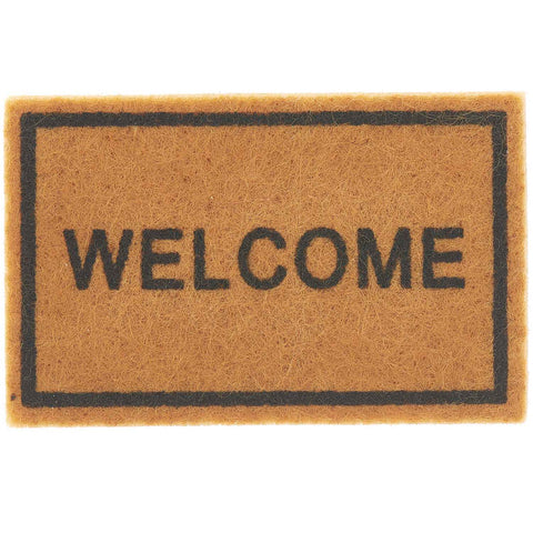 Miniatur Türmatte "Welcome" als Zubehör für die Wichtelwelt