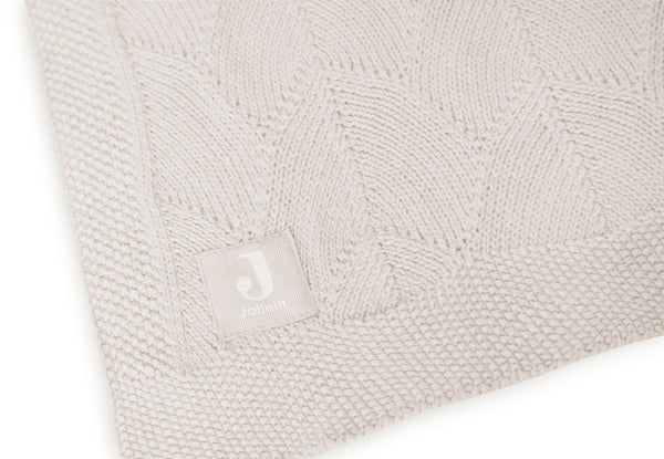 Kuschelige Decke in beige von Jollein, 75x100cm