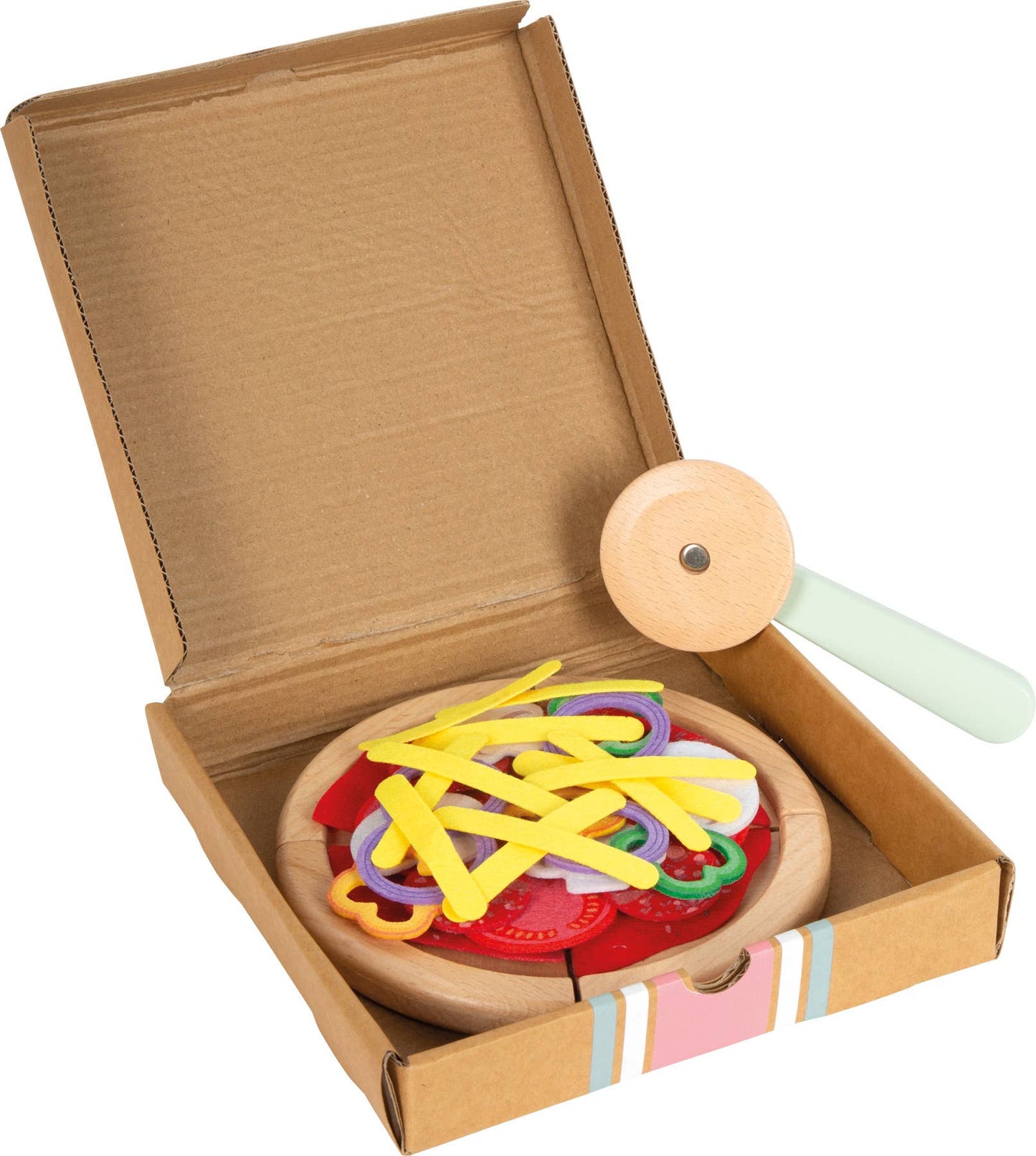 Pizza-Set Kinderspielzeug aus Holz von Small Foot