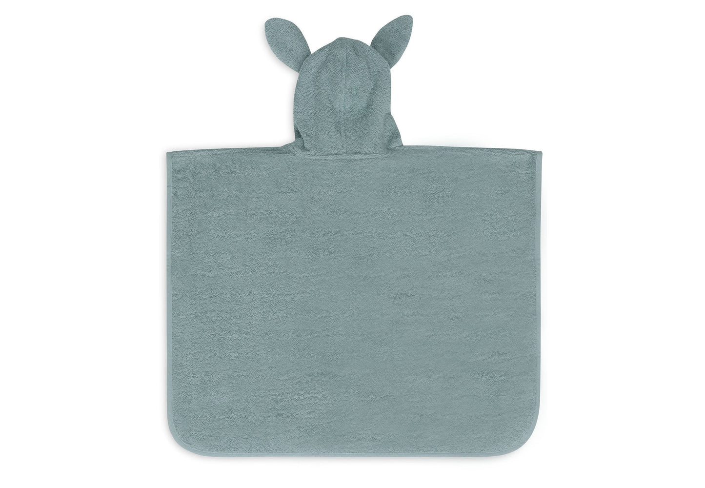 Mintgrüner Badeponcho "Sea green" mit Hasenohren für Kinder, 1-4 Jahre