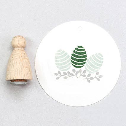Stempel "Osterei Streifen" von Perlenfischer