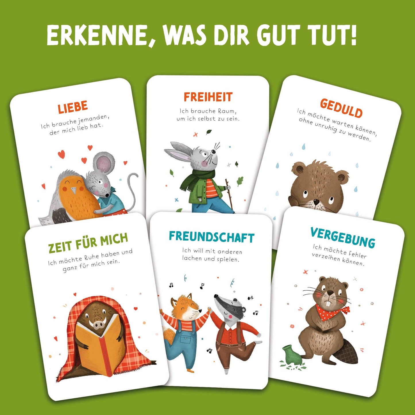 "Starke Wünsche - Was mein Herz braucht" - Bedürfniskarten für Kinder von Rüsselfuchs