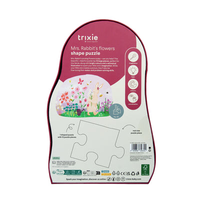 Puzzle "Mrs. Rabbit's Blumen" von Trixie