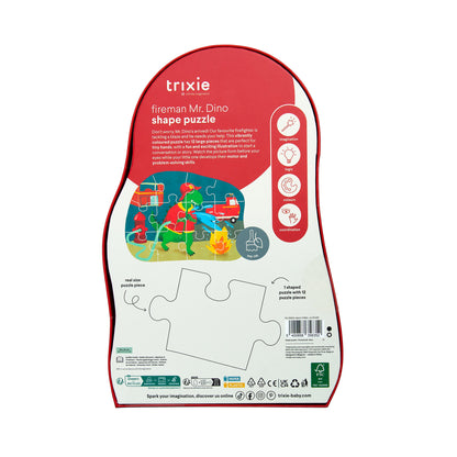 Puzzle "Feuerwehrmann Mr. Dino" von Trixie