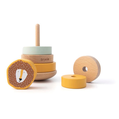 Stapelturm "Mr. Lion" aus Holz von Trixie Baby