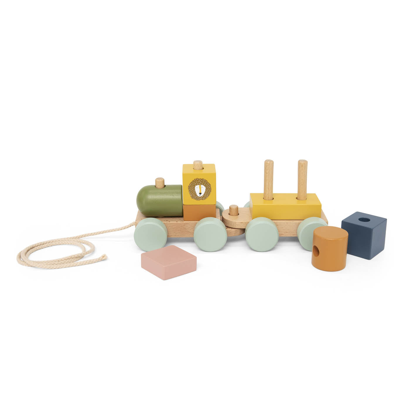 Mini-Tiereisenbahn aus Holz von Trixie Baby