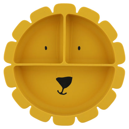 Silikon-Esslernteller "Mr. Lion" mit Saugnapf von Trixie Baby