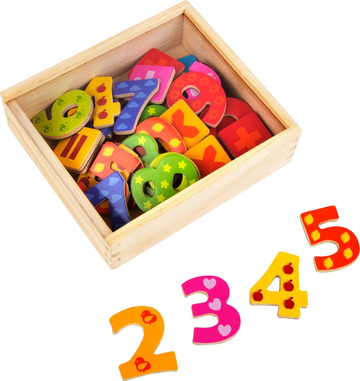 Gekleurde magnetische cijfers van Small Foot