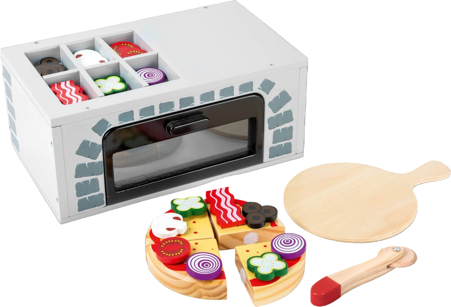 Pizza-Ofen Kinderspielzeug aus Holz von Small Foot